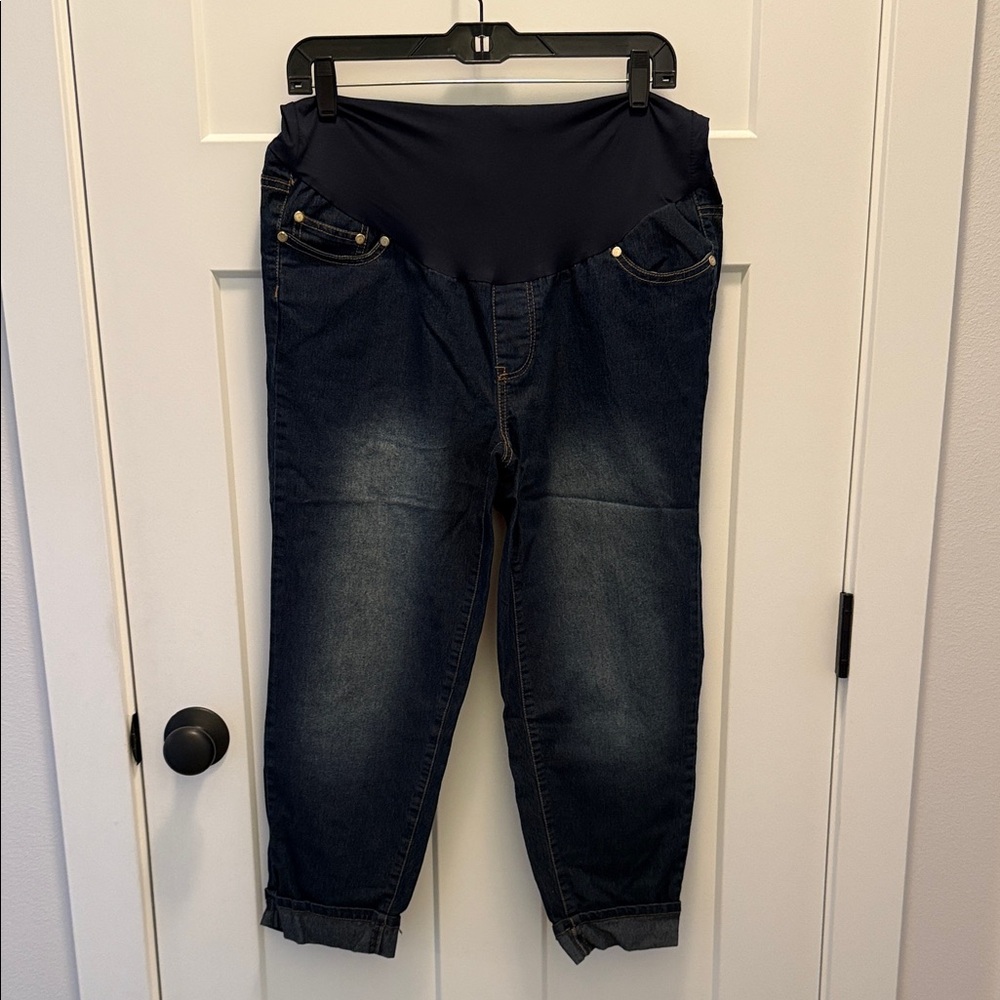 Women's Denim Maternity Capris